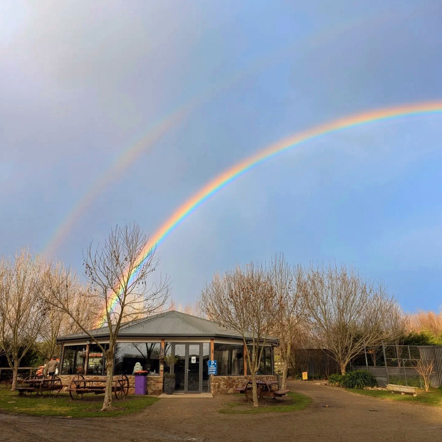 The Rotunda Café and Gift Shop for delicious food and hot coffee at The Big Goose