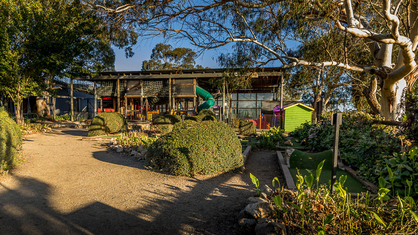 Kids adventure playground at The Big Goose Adventure Farm & Wildlife Park, family attraction o