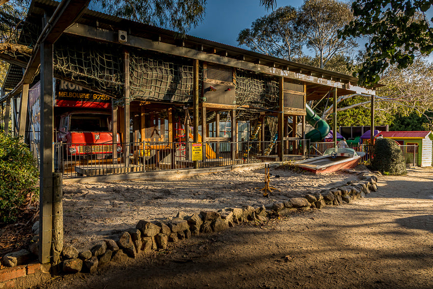 Explore giant slides, climbing nets and outdoor play at The Big Goose Adventure Farm & Wildlife Park on the Mornington Peninsula